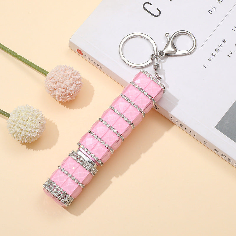 Wholesale Diamond 10ml perfume keychain